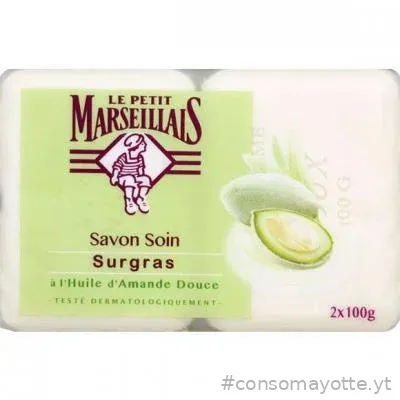 Savon surgras à l’huile d’amande douce Le Petit Marseillais