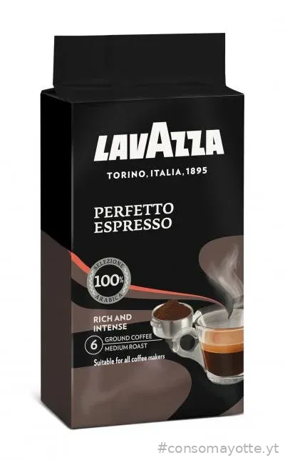 Café moulu perfetto espresso Lavazza