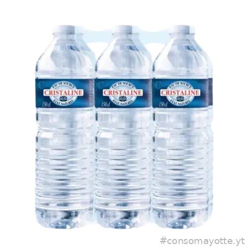 Eau de source 6x1.5L Cristaline