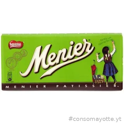 Chocolat Patissier Menier Nestlé