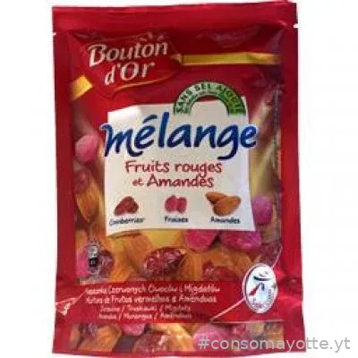 Mélange fruits rouges et amandes Bouton d'Or