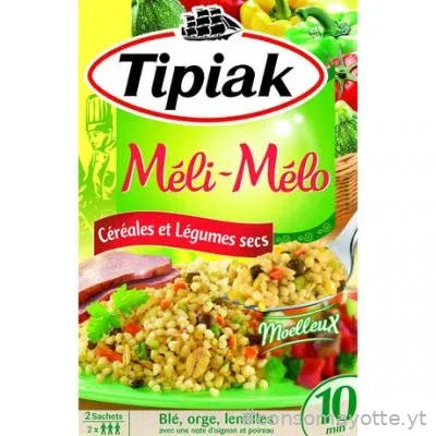 Méli mélo céréales et légumes secs Tipiak
