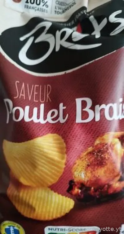 Chips saveur poulet braisé Bret's