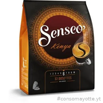 Café kenya dosettes souples Senséo