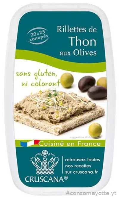 Rillettes de thon aux olives Cruscana