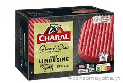 Steaks haché Grand Cru race Limousine x10 Charal