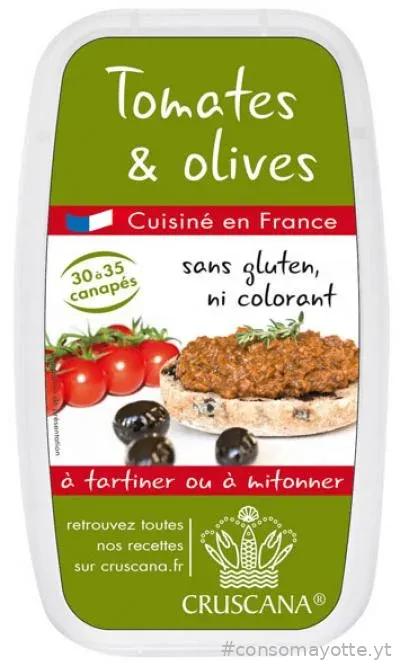 Tomates et olives Cruscana