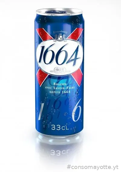 1664 blonde cannette 33cl Kronenbourg