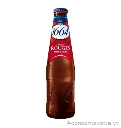1664 fruits rouges bouteille 25cl Kronenbourg