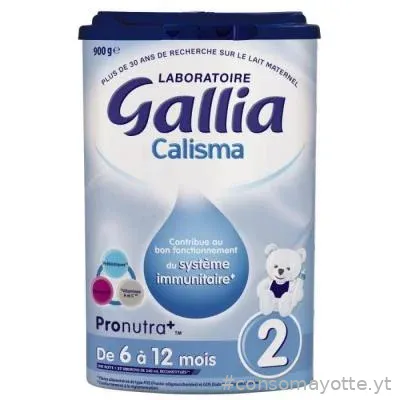 Lait infantile Calisma 2 Gallia