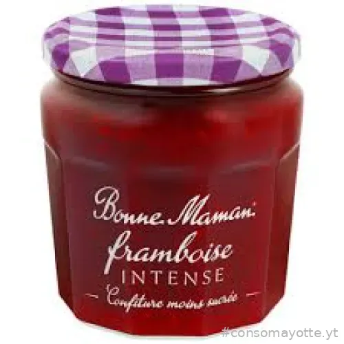 Confiture de framboise intense Bonne Maman