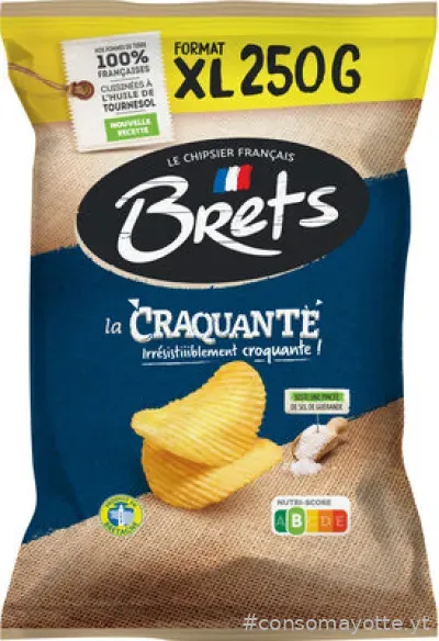 Chips nature La Craquante Bret's
