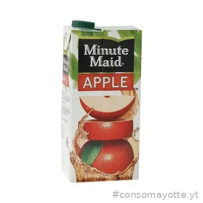 Jus de pomme 100% fruit à base de concentré Minute maid