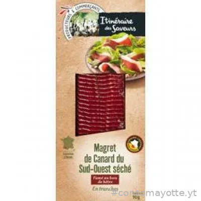 Magret de canard du sud-ouest séché fumé au bois de hêtre Itinéraire des Saveurs