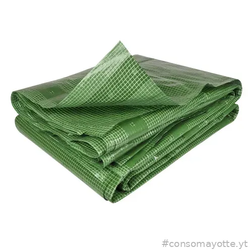 Bâche de protection armée verte, lot de 2 Terre Jardin