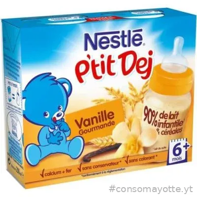 P’tit Dej saveur vanille 6 mois et au dela Nestlé