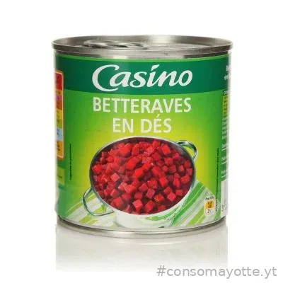 Betteraves en dés Casino