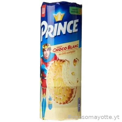Prince goût chocolat blanc au blé complet Lu