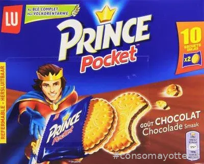 Prince pocket goût chocolat x10 Doodingues